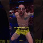 the first time this plays we will be GEEKIN 📣 #ufc324