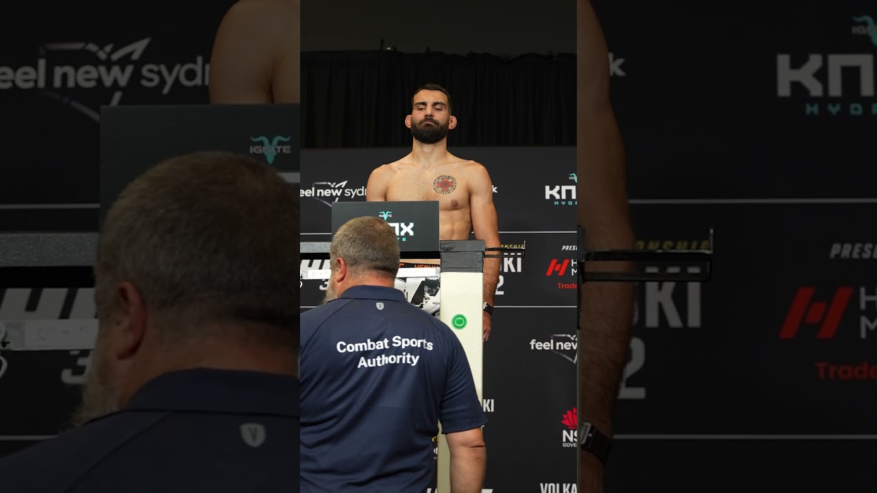 the GOD OF WAR has made weight #ufc325