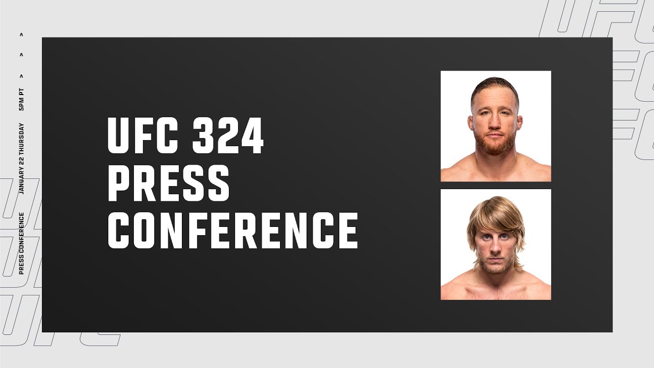 UFC 324: Pre-Fight Press Conference