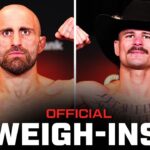 Volkanovski vs Lopes 2 Weigh-Ins | UFC 325