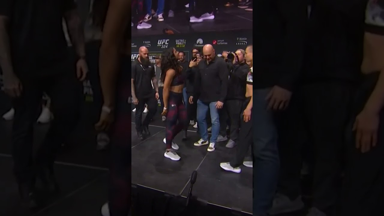 What did she say? 🤔 #ufc324