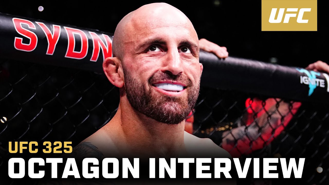Alexander Volkanovski Octagon Interview | UFC 325