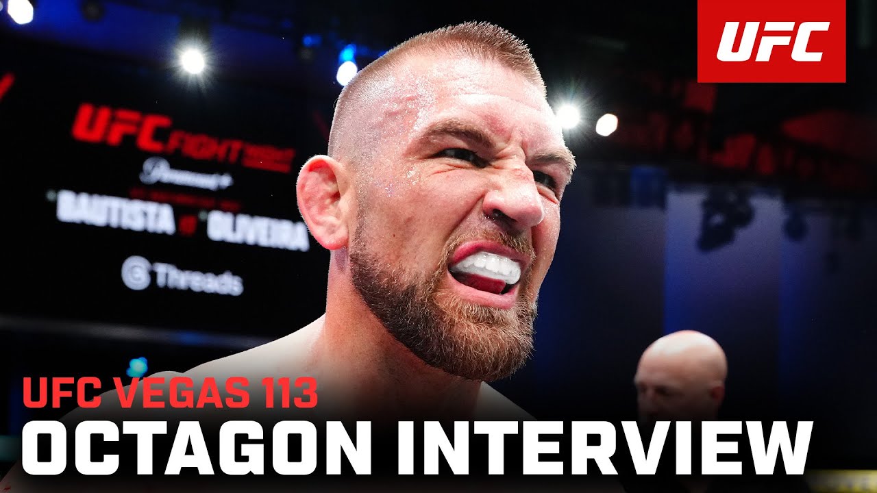 Dustin Jacoby Octagon Interview | UFC Vegas 113