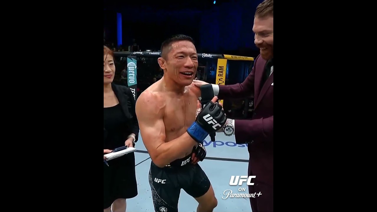 Horiguchi Calls For The Belt 😳 #ufcvegas113