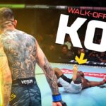 INSANE UFC WALK OFF KNOCKOUTS! 😡