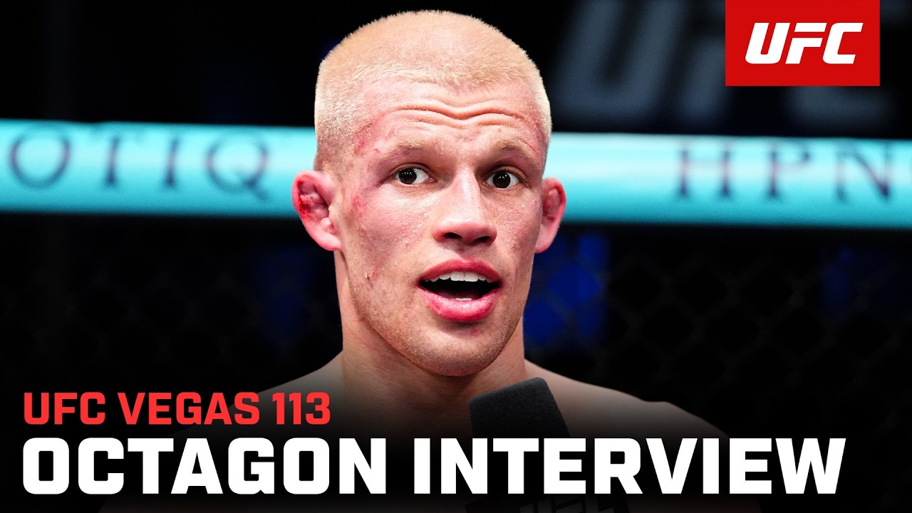 Jakub Wikłacz Octagon Interview | UFC Vegas 113