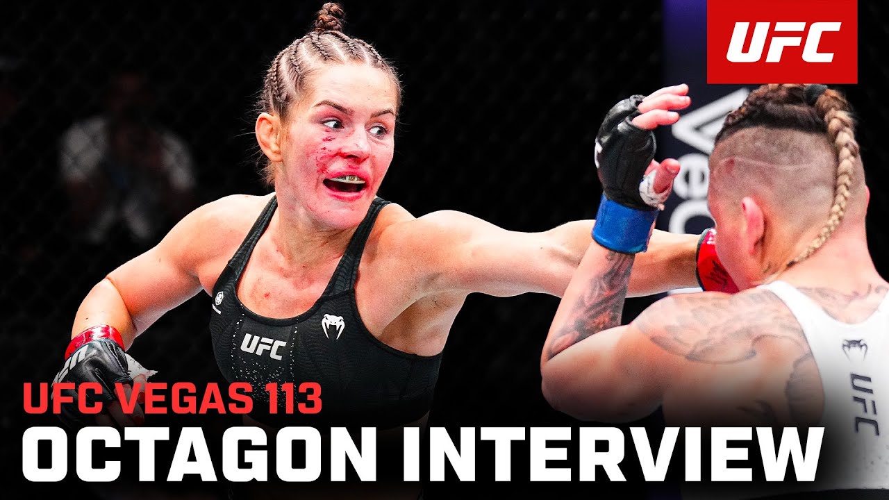 Klaudia Syguła Octagon Interview | UFC Vegas 113