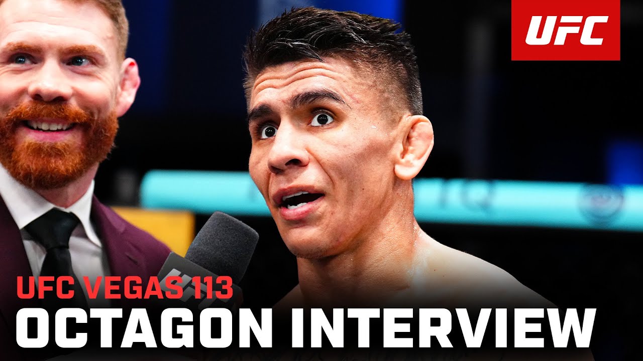 Mario Bautista Octagon Interview | UFC Vegas 113