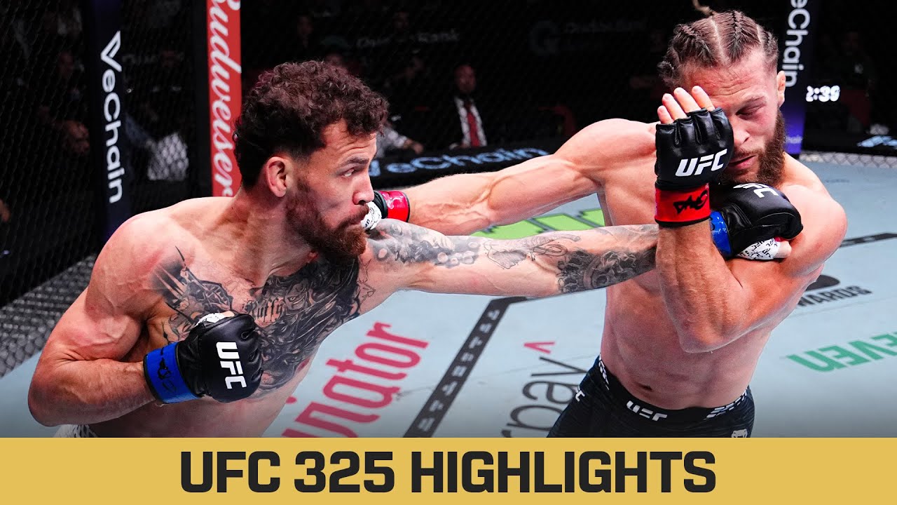 Mauricio Ruffy Knocks Out Rafael Fiziev 👊 | UFC 325
