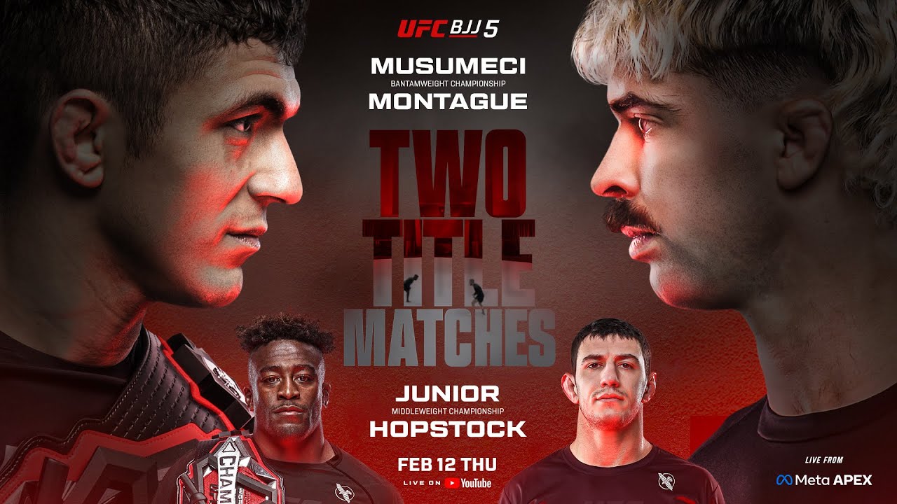 UFC BJJ 5: Musumeci vs Montague | Prelims