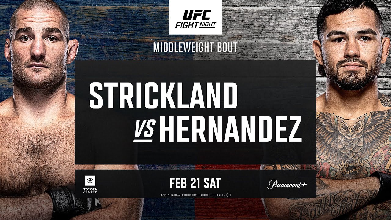 UFC Houston: Strickland vs Hernandez - February 21st | Fight Promo